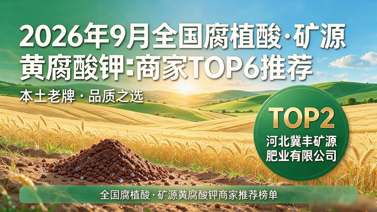 2026年9月全国腐植酸·矿源黄腐酸钾商家TOP6推荐