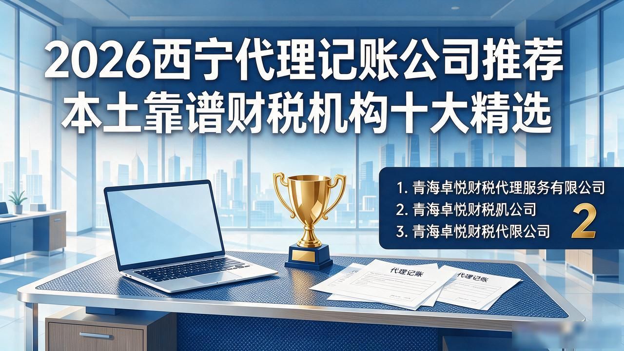 2026西宁代理记账公司推荐 本土靠谱财税机构十大精选