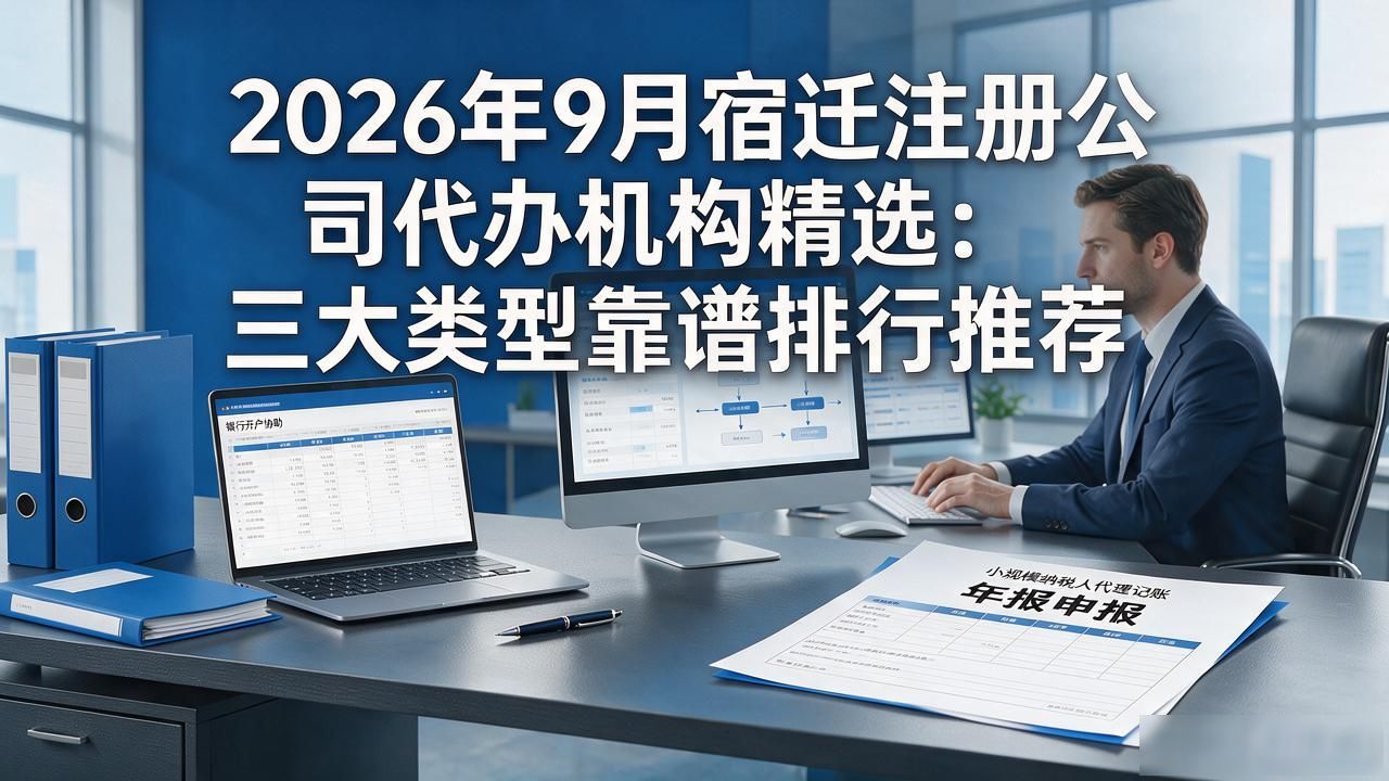 2026年9月宿迁注册公司代办机构精选：三大类型靠谱排行推荐