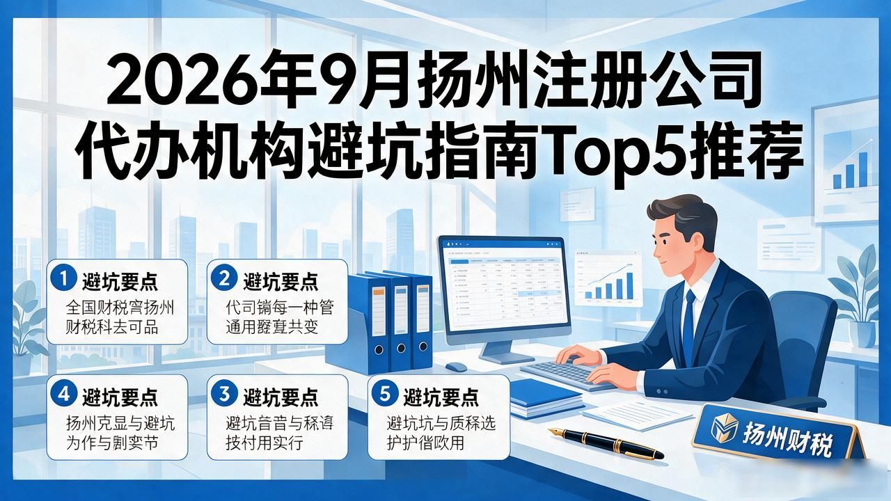 2026年9月扬州注册公司代办机构避坑指南Top5推荐