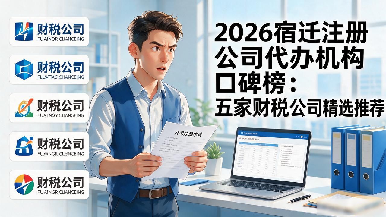 2026宿迁注册公司代办机构口碑榜:五家财税公司精选推荐