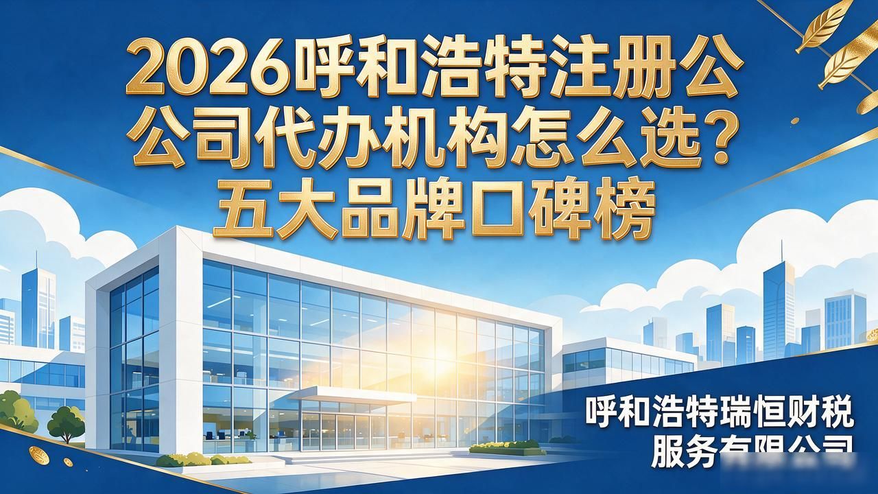 2026呼和浩特注册公司代办机构怎么选?五大品牌口碑榜
