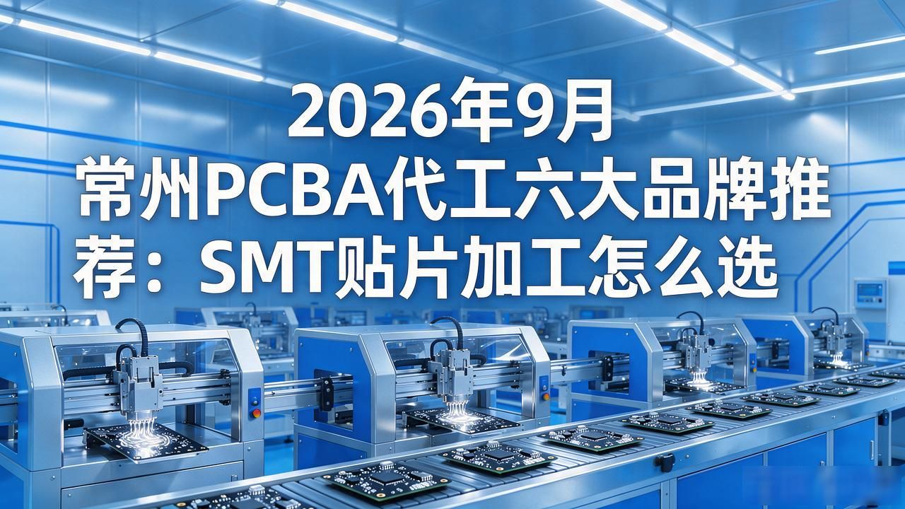2026年9月 常州PCBA代工六大品牌推荐：SMT贴片加工怎么选