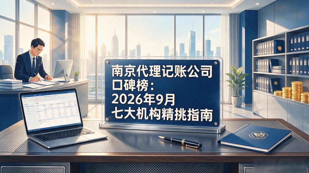 南京代理记账公司口碑榜：2026年9月七大机构精挑指南