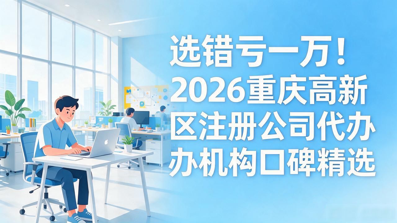 选错亏一万！2026重庆高新区注册公司代办机构口碑精选