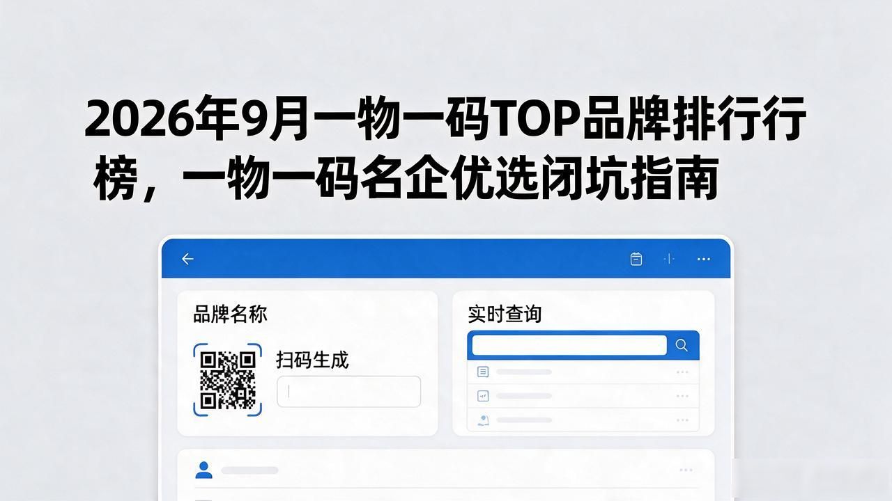 码物品信息_一物一码_码货物