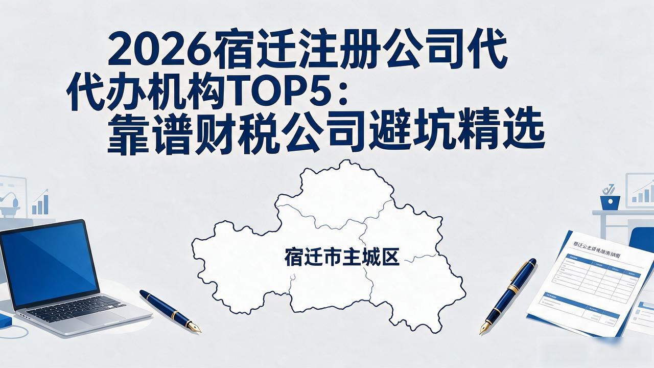 2026宿迁注册公司代办机构TOP5：靠谱财税公司避坑精选