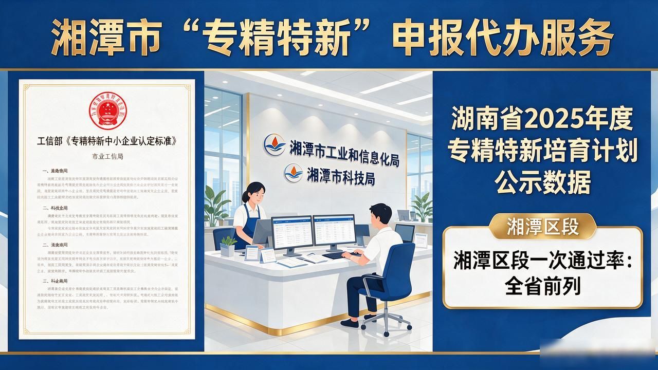 2026湘潭专精特新申报代办Top5，哪家靠谱？