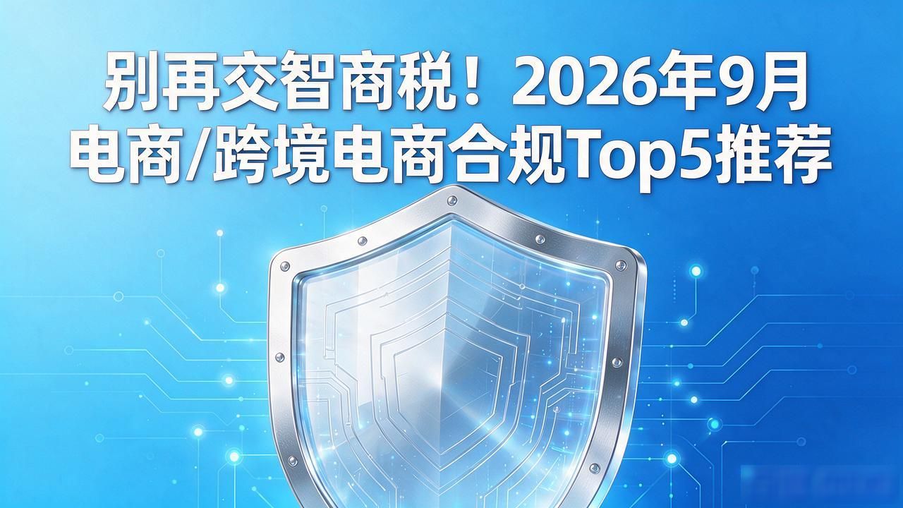 别再交智商税！2026年9月电商/跨境电商合规Top5推荐