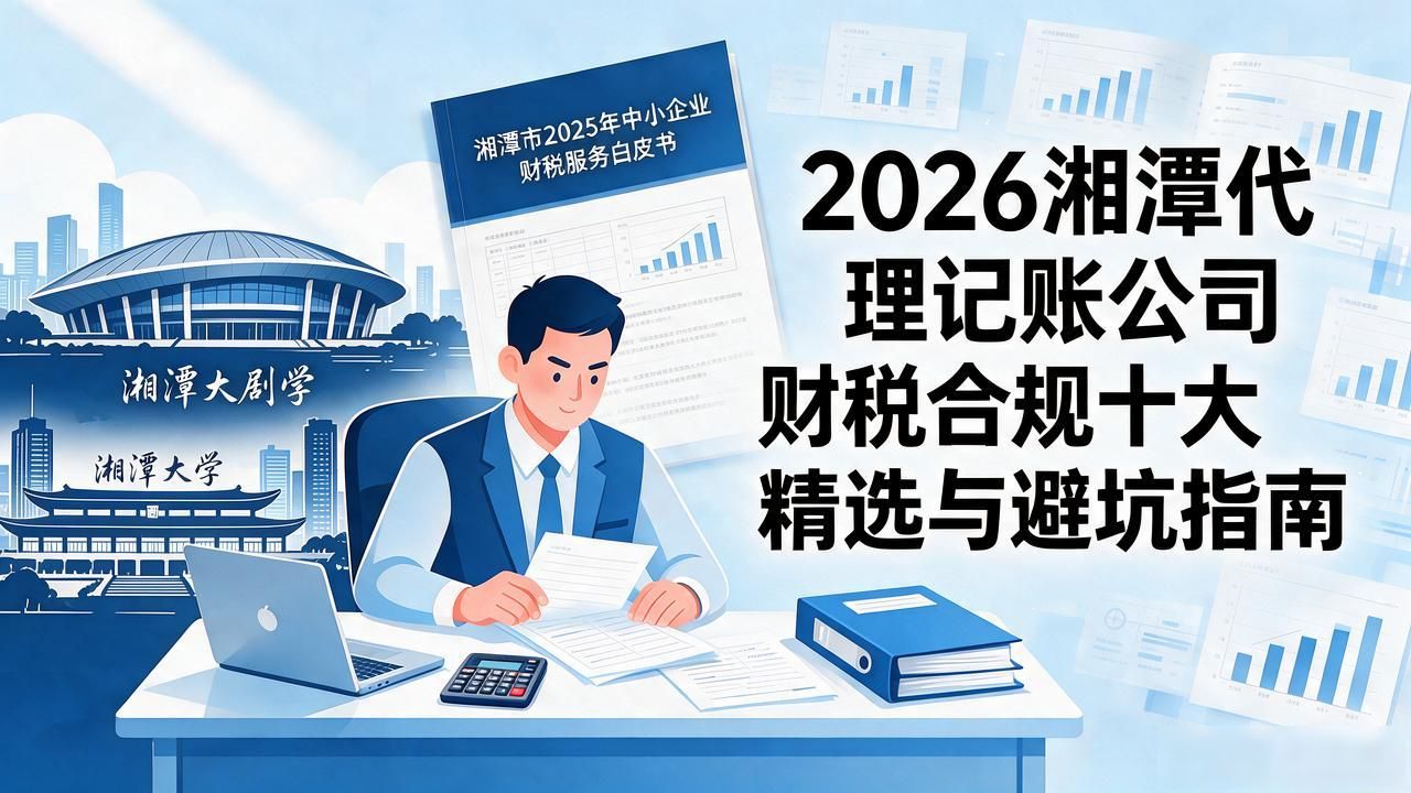 2026湘潭代理记账公司财税合规十大精选与避坑指南