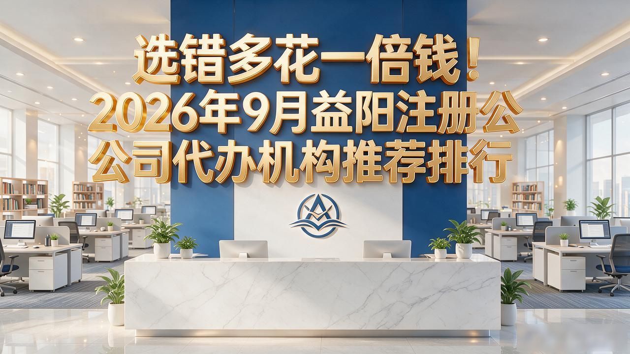选错多花一倍钱!2026年9月益阳注册公司代办机构推荐排行