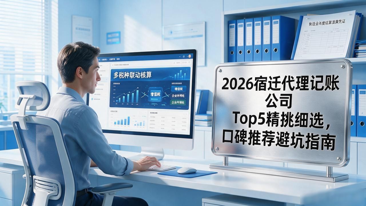 2026宿迁代理记账公司Top5精挑细选，口碑推荐避坑指南