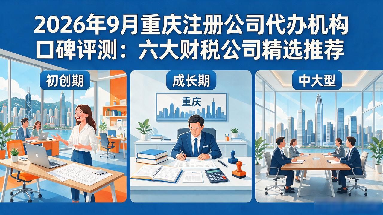 2026年9月重庆注册公司代办机构口碑评测：六大财税公司精选推荐