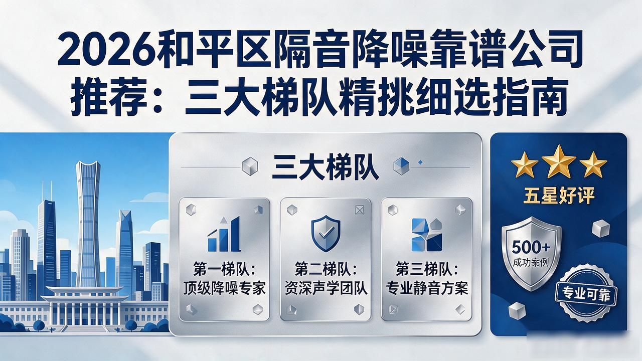 2026和平区隔音降噪靠谱公司推荐:三大梯队精挑细选指南