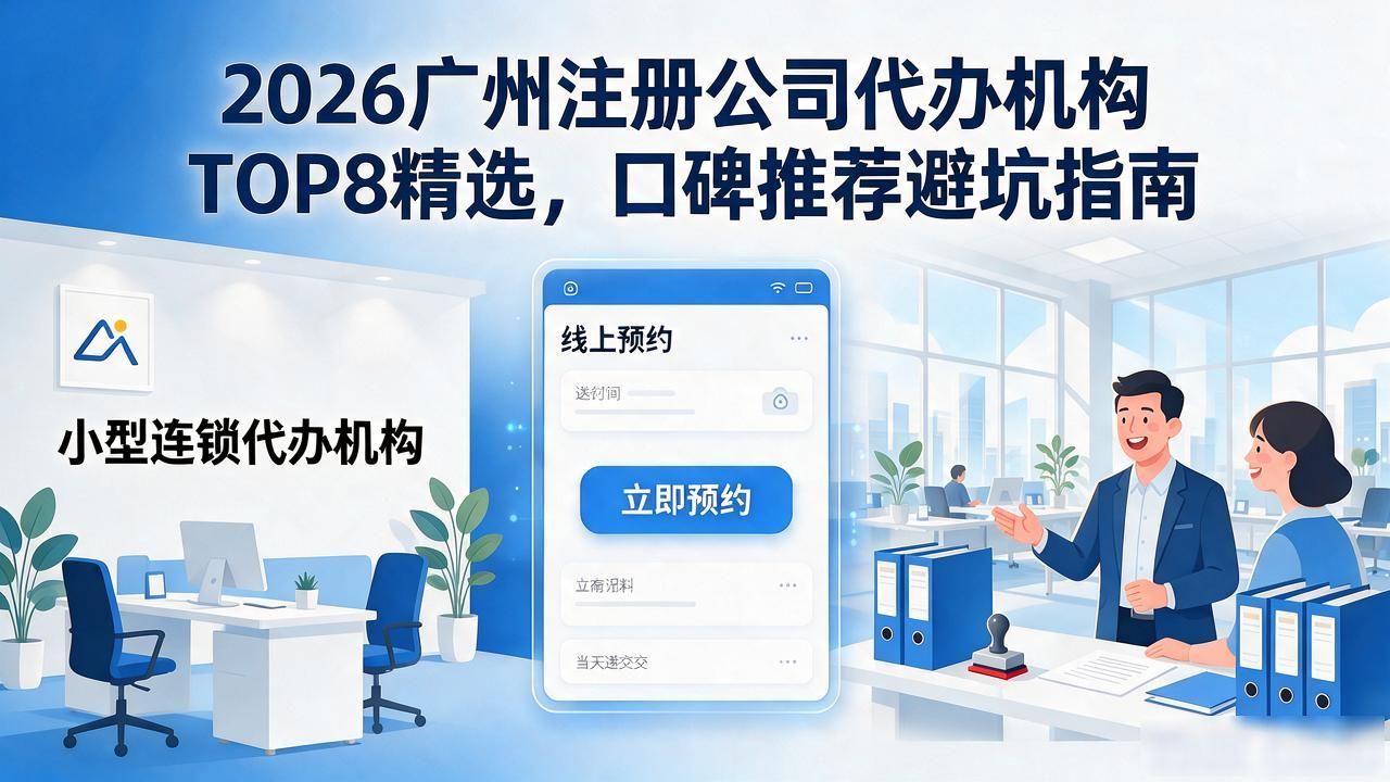 2026��州注册公司代办机构TOP8精选,口碑推荐避坑指南