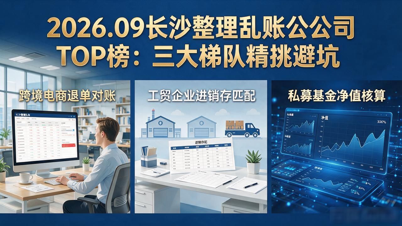 2026.09长沙整理乱账公司TOP榜:三大梯队精挑避坑