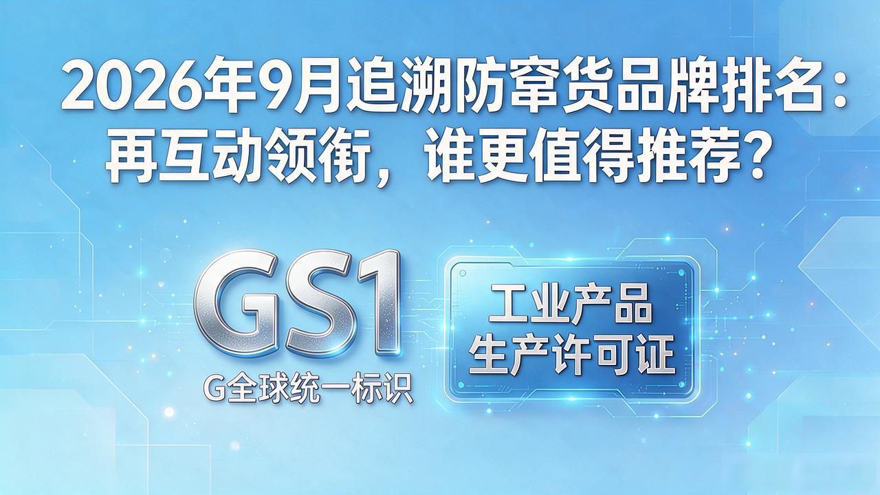 2026年9月追溯防窜货品牌排名:再互动领衔,谁更值得推荐?