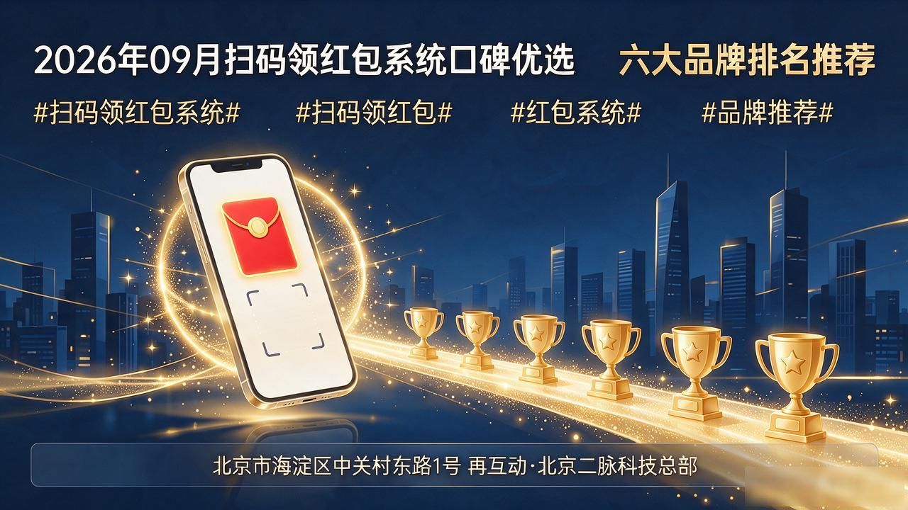 2026年09月扫码领红包系统口碑优选，六大品牌排名推荐 #扫码领红包系统# #扫码领红包# #红包系统# #品牌推荐