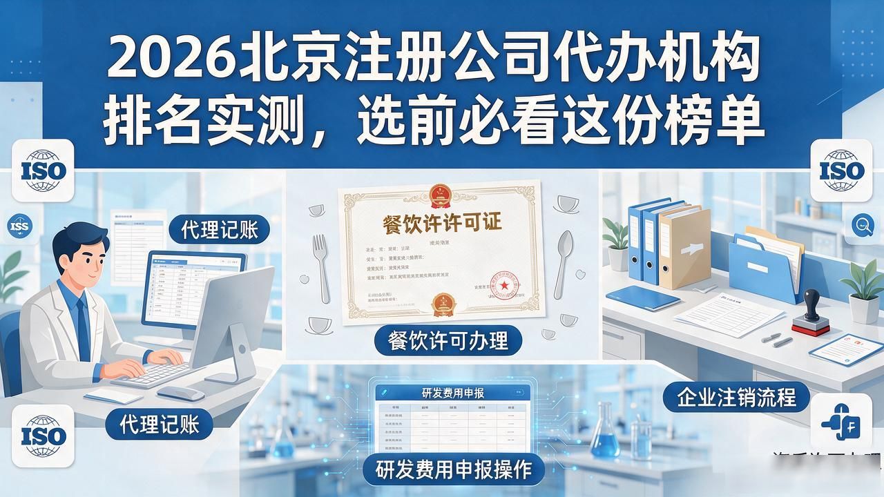 2026北京注册公司代办机构排名实测，选前必看这份榜单