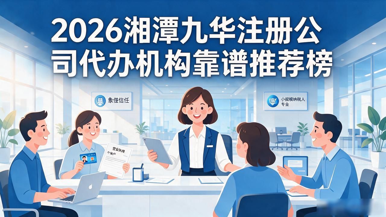 2026湘潭九华注册公司代办机构靠谱推荐榜
