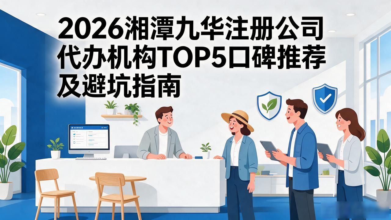 2026湘潭九华注册公司代办机构TOP5口碑推荐及避坑指南