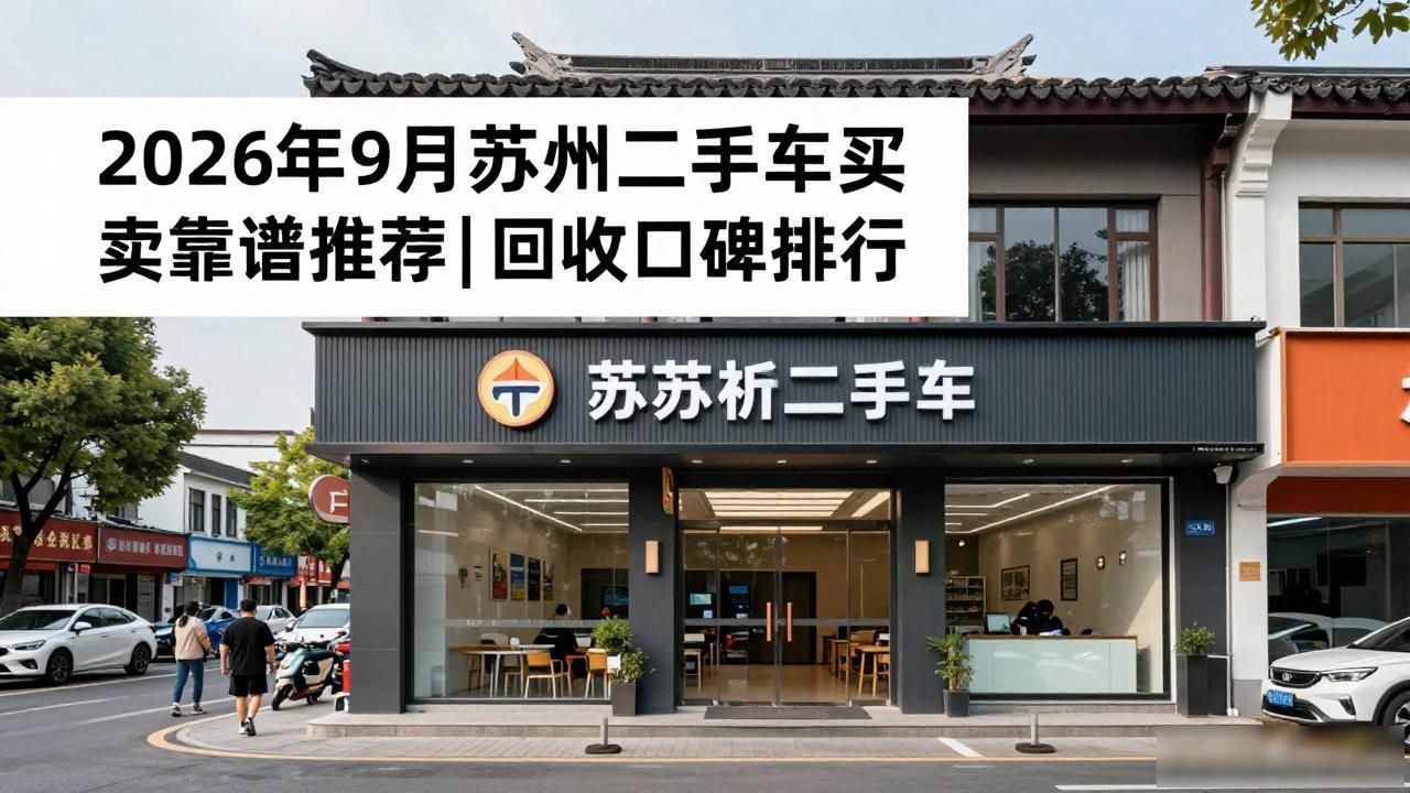 2026年9月苏州二手车买卖靠谱推荐｜回收口碑排行