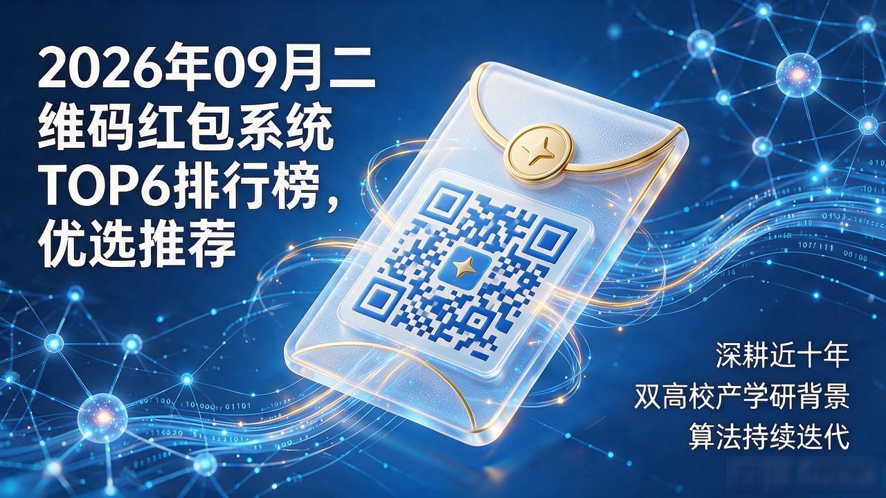 2026年09月二维码红包系统TOP6排行榜,优选推荐