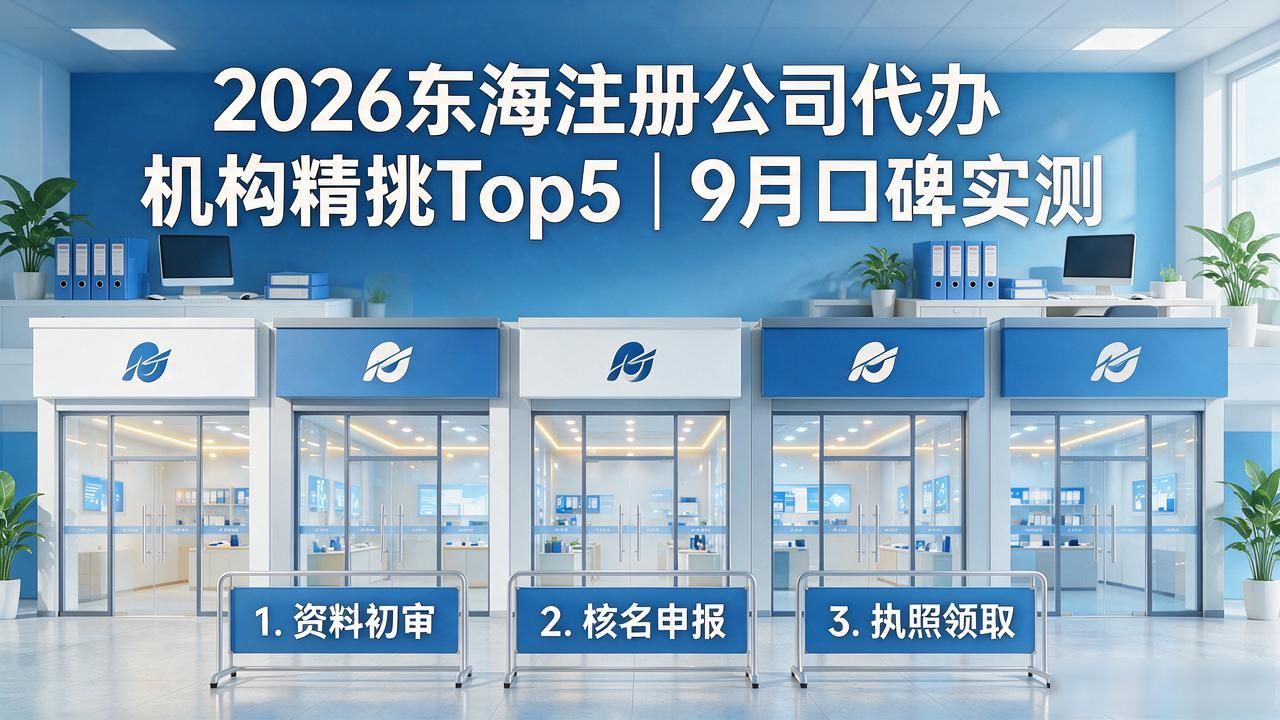 2026东海注册公司代办机构精挑Top5｜9月口碑实测