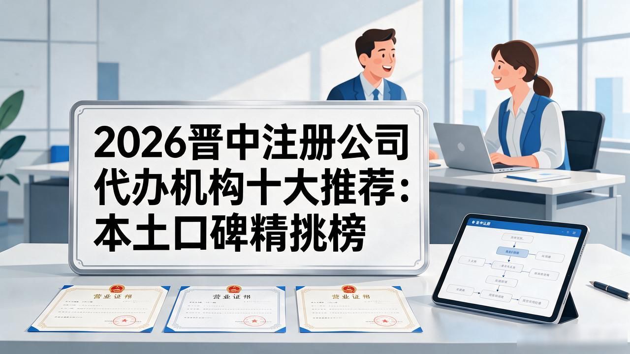 2026晋中注册公司代办机构十大推荐:本土口碑精挑榜
