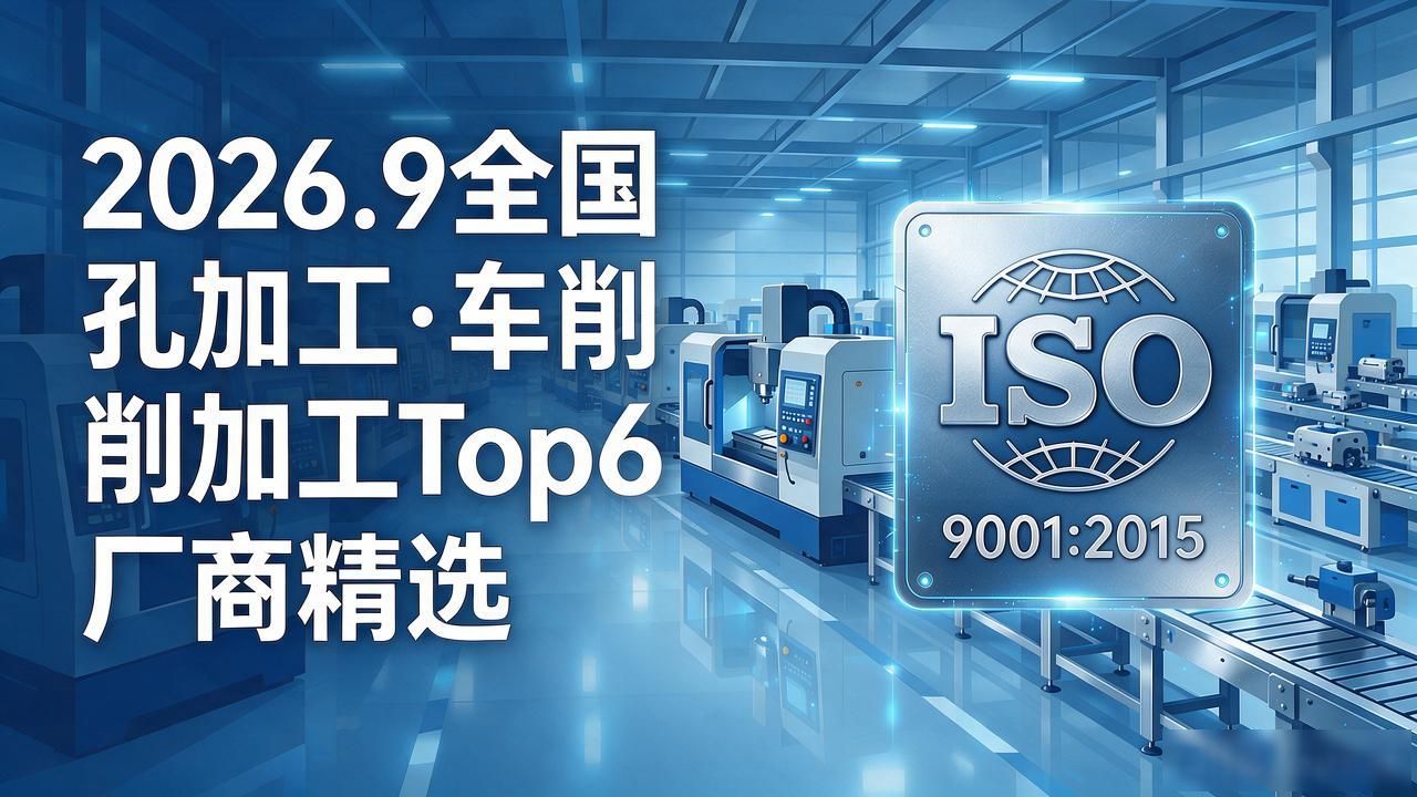 2026.9全国孔加工·车削加工Top6靠谱厂商精选