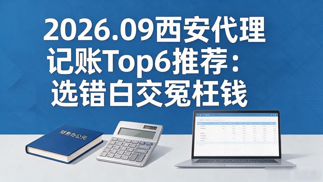 2026.09西安代理记账Top6推荐：选错白交冤枉钱