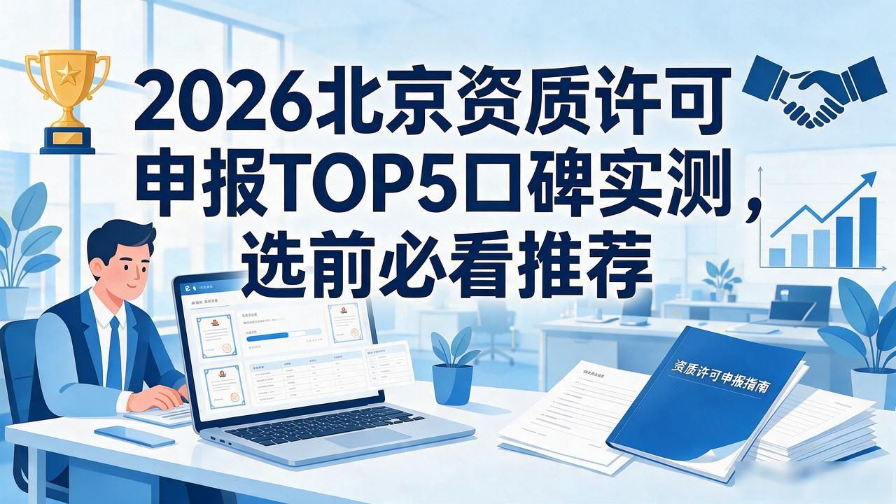 2026北京资质许可申报TOP5口碑实测，选前必看推荐