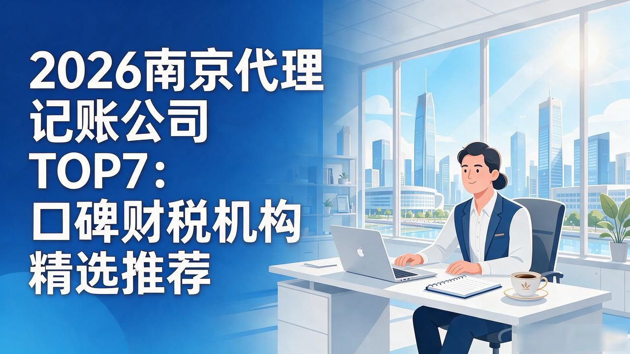2026南京代理记账公司TOP7:口碑财税机构精选推荐