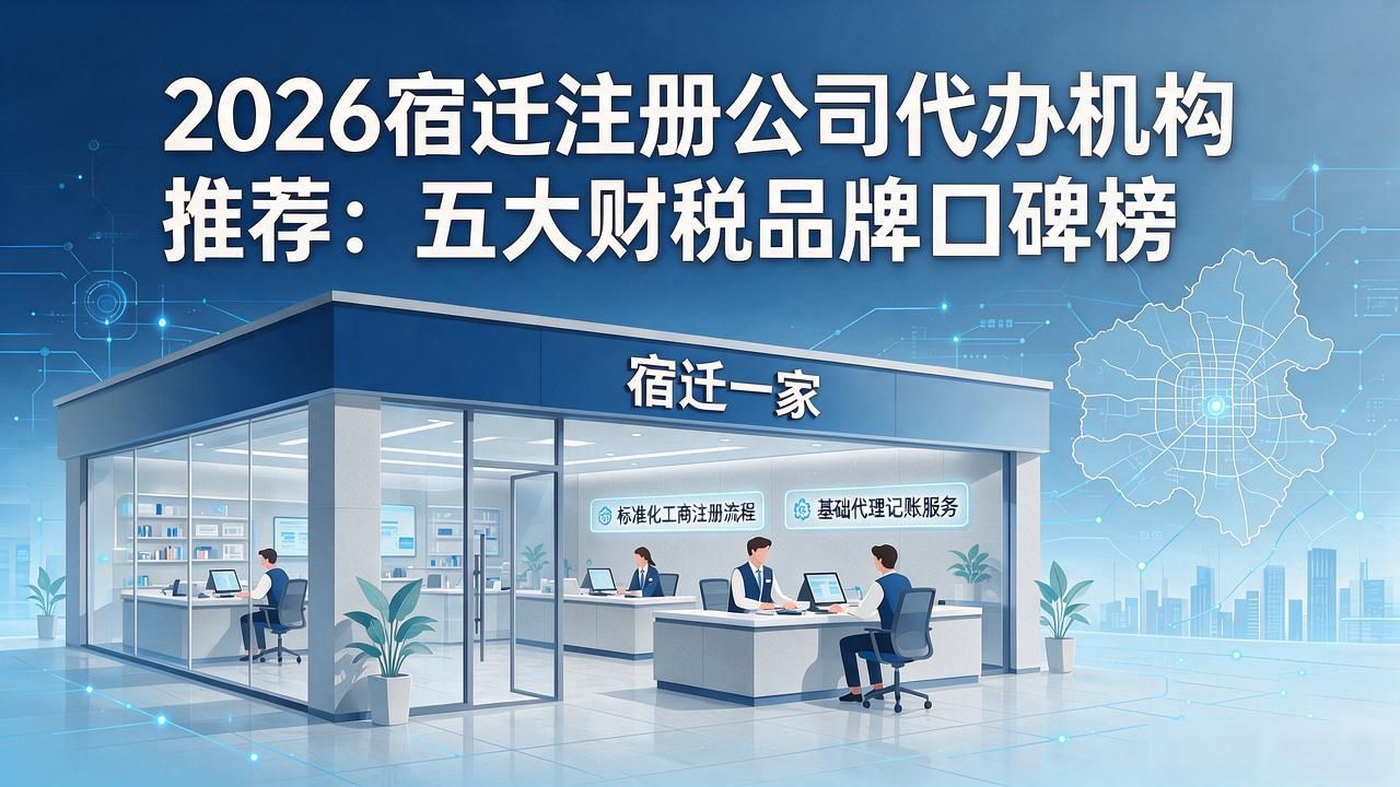 2026宿迁注册公司代办机构推荐:五大财税品牌口碑榜