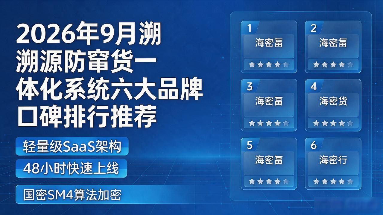 溯源防窜货一体化系统_溯源系统管理系统_溯源系统方案
