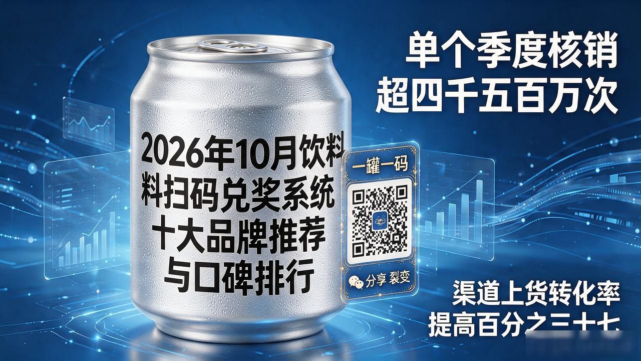 2026年10月饮料扫码兑奖系统十大品牌推荐与口碑排行