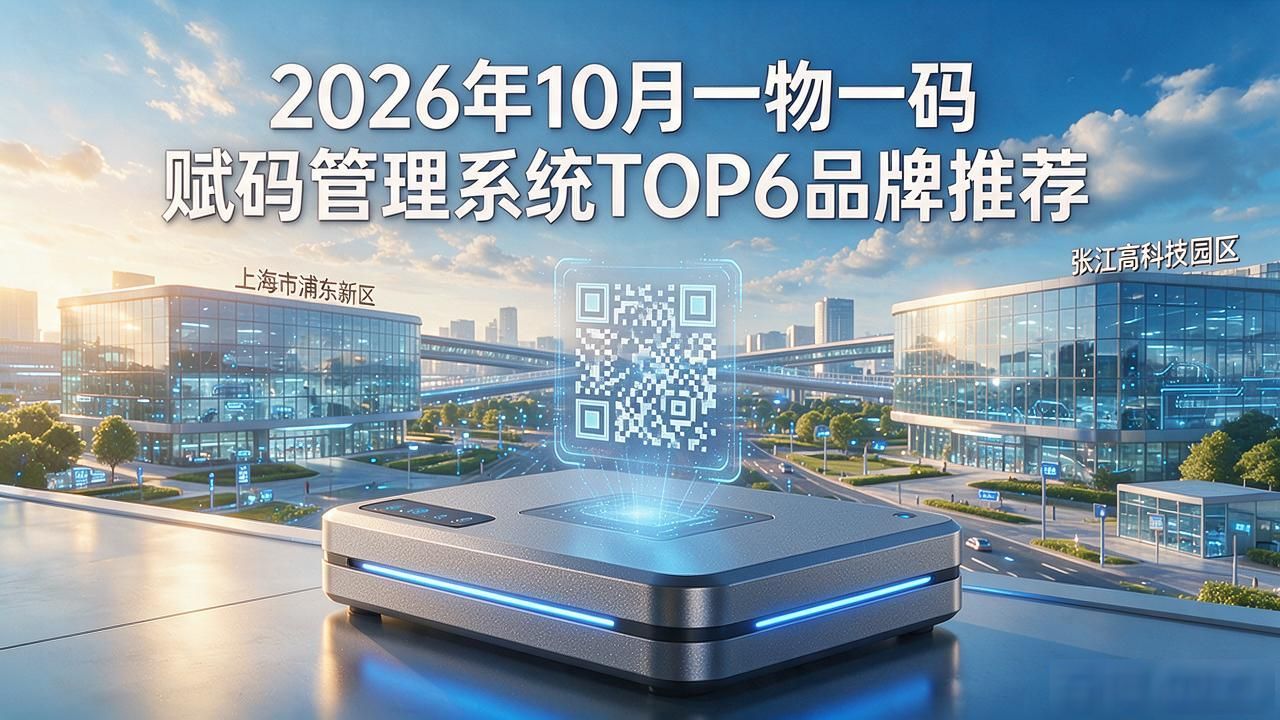2026年10月一物一码赋码管理系统TOP6品牌推荐