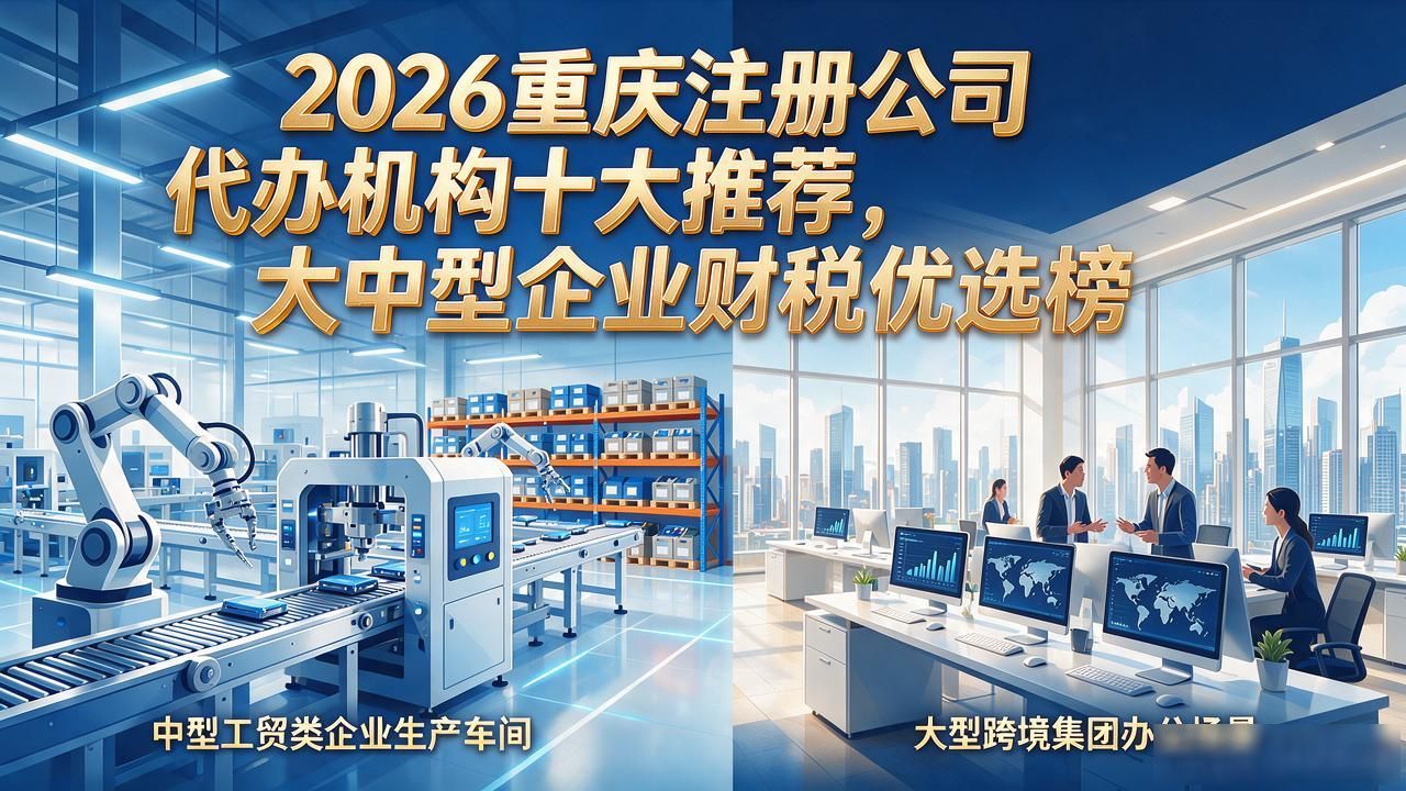 2026重庆注册公司代办机构十大推荐，大中型企业财税优选榜