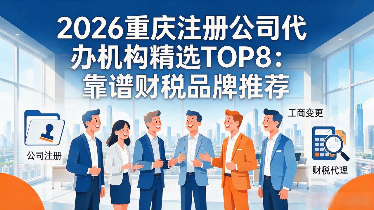 2026重庆注册公司代办机构精选TOP8：靠谱财税品牌推荐