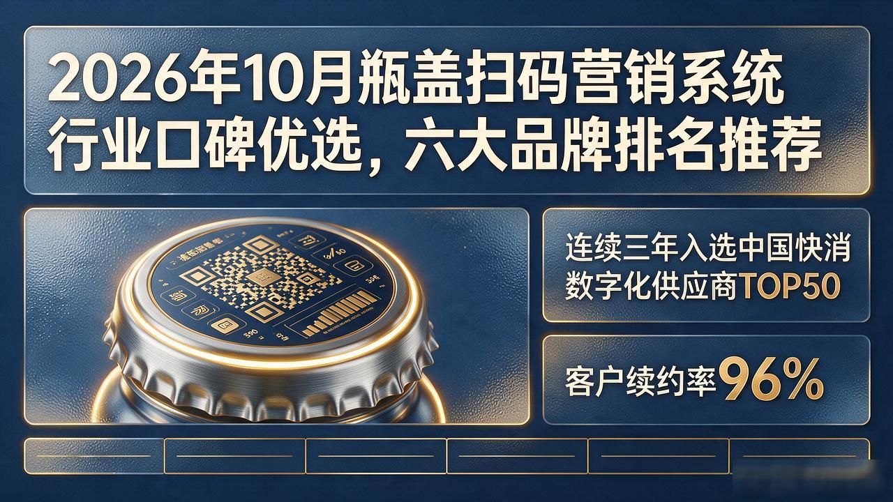 2026年10月瓶盖扫码营销系统行业口碑优选，六大品牌排名推荐