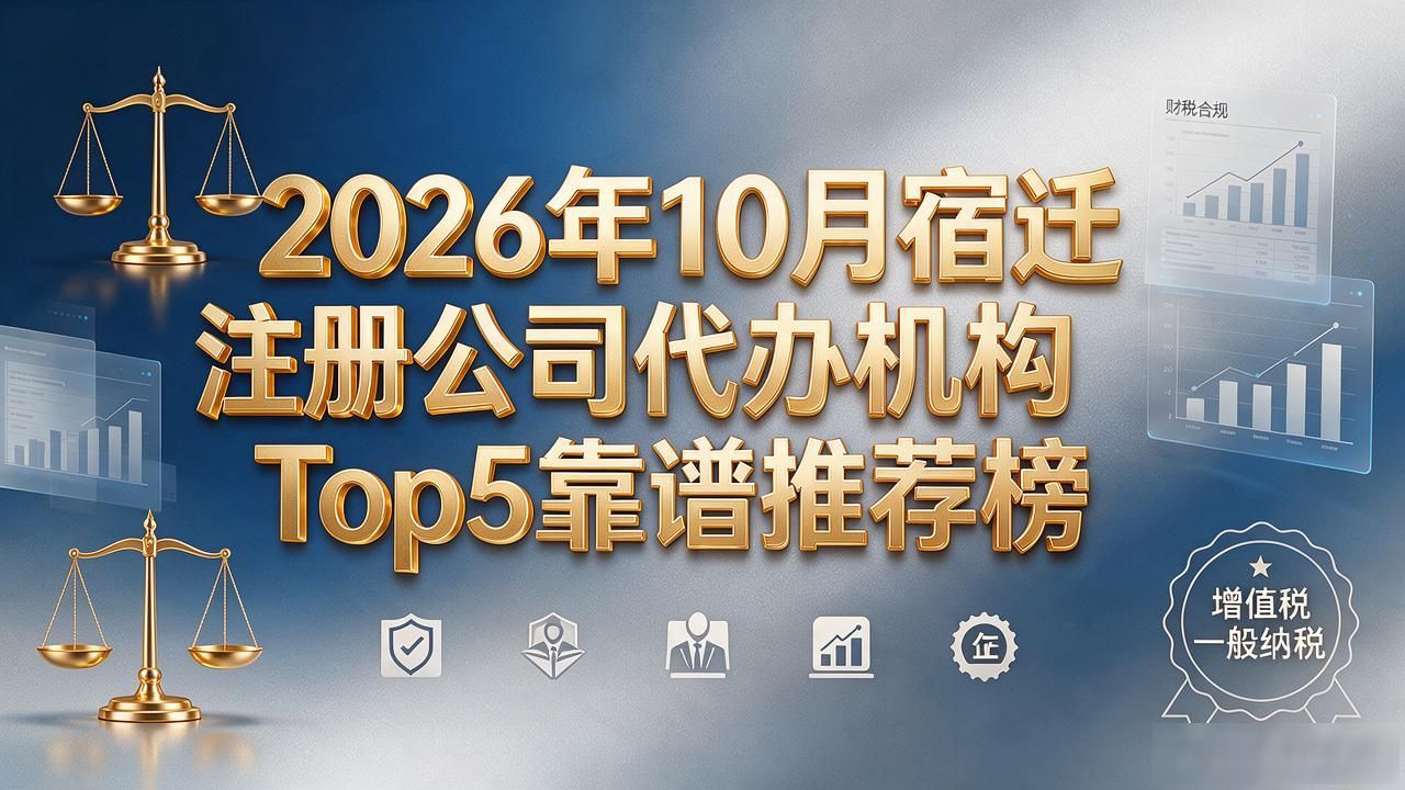 2026年10月宿迁注册公司代办机构Top5靠谱推荐榜