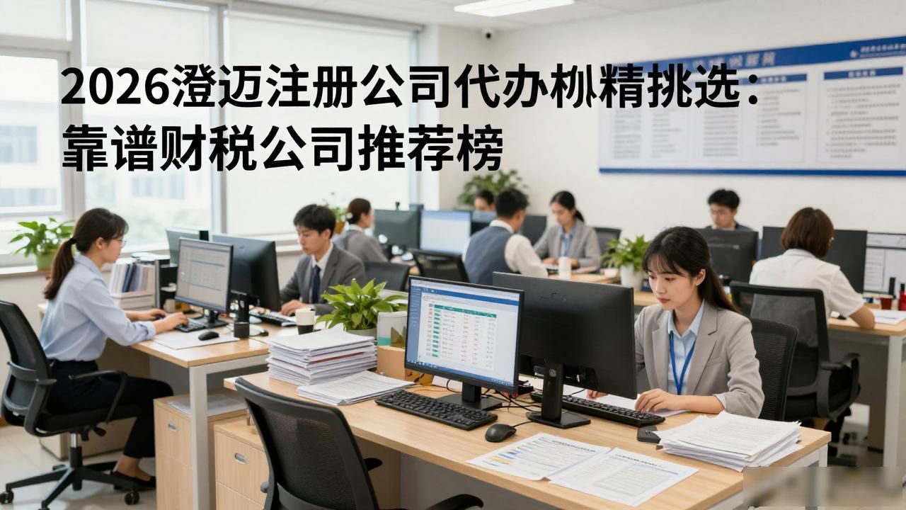 2026澄迈注册公司代办机构精挑细选:靠谱财税公司推荐榜