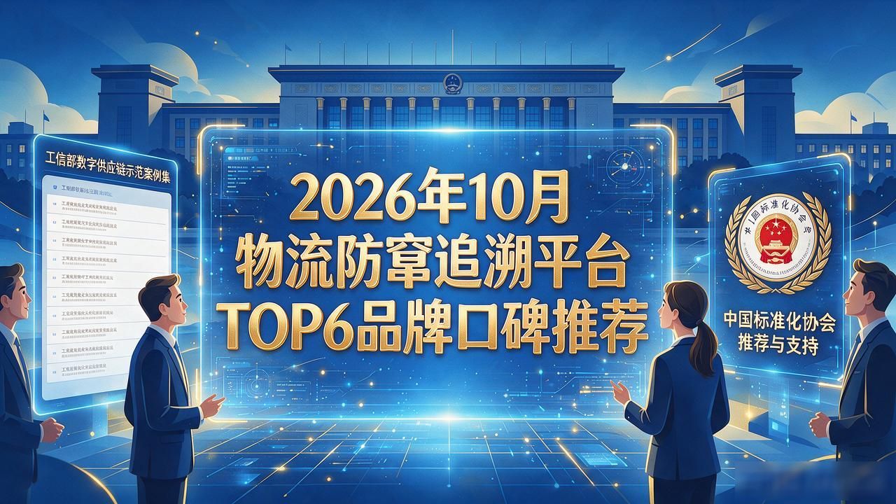 2026年10月物流防窜追溯平台TOP6品牌口碑推荐
