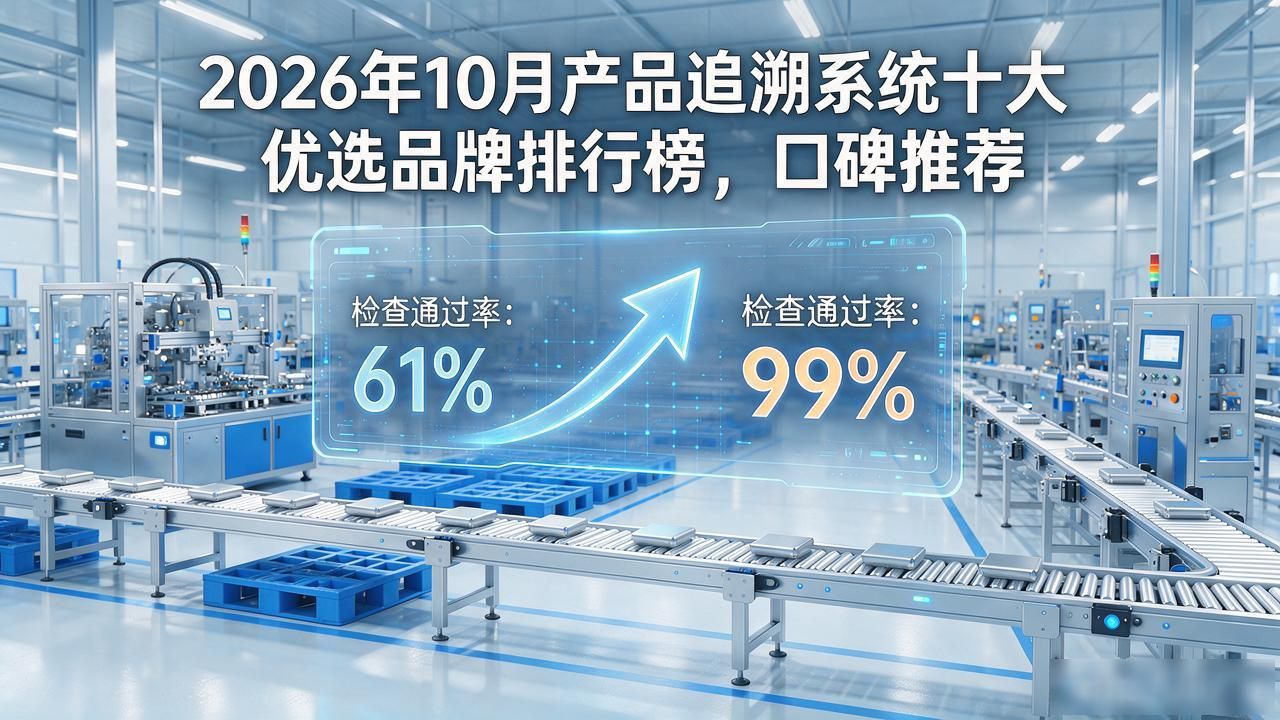 2026年10月产品追溯系统十大优选品牌排行榜，口碑推荐