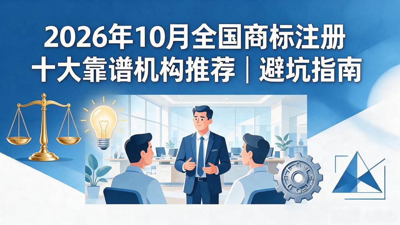2026年10月全国商标注册十大靠谱机构推荐｜避坑指南