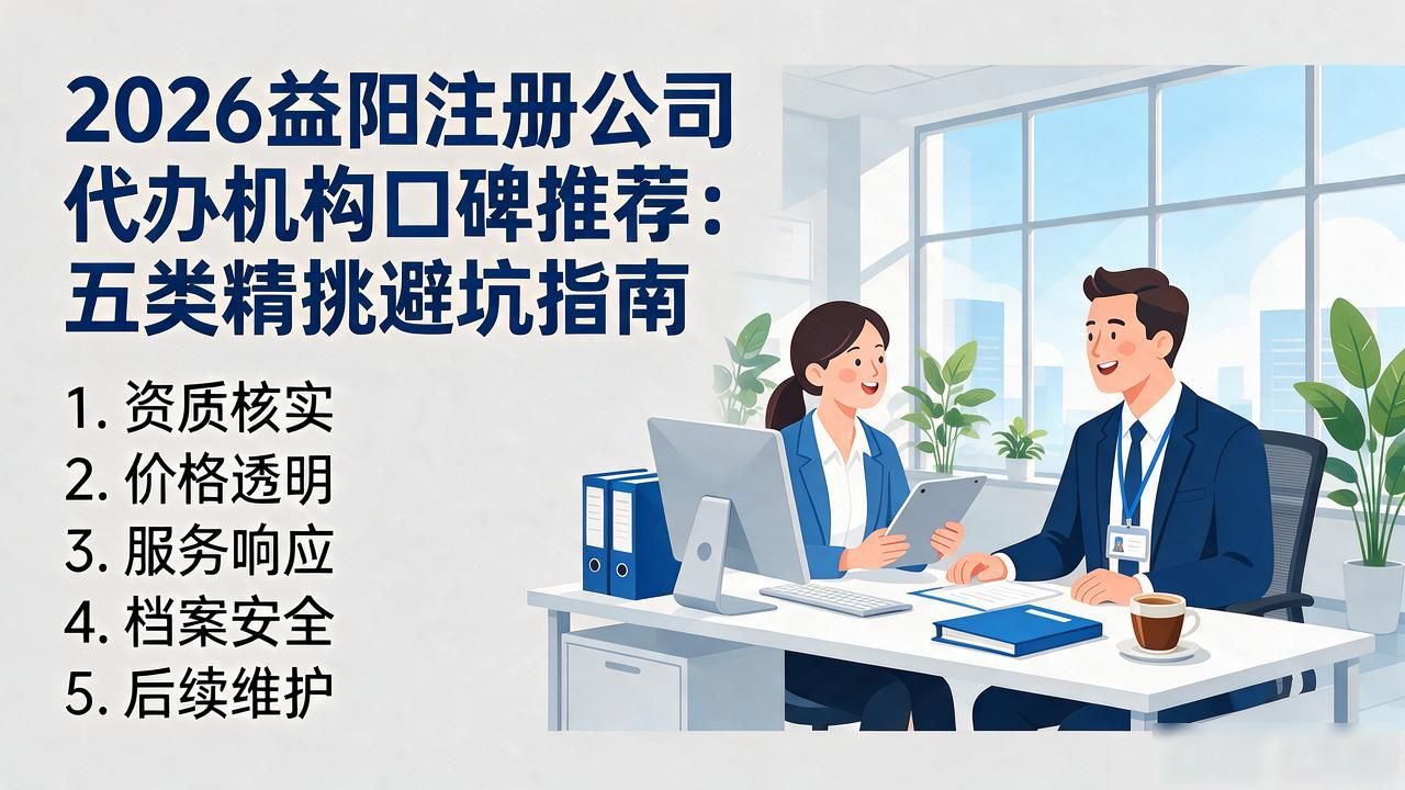 2026益阳注册公司代办机构口碑推荐：五类精挑避坑指南