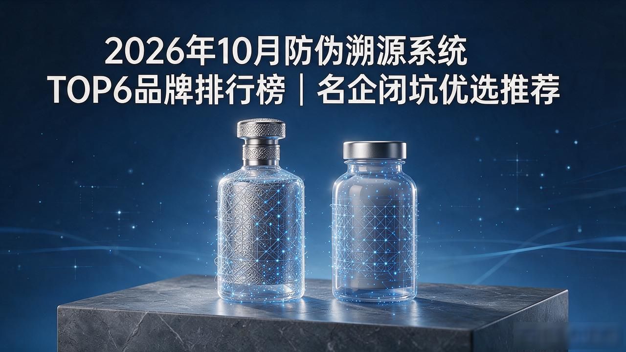 2026年10月防伪溯源系统TOP6品牌排行榜|名企闭坑优选推荐