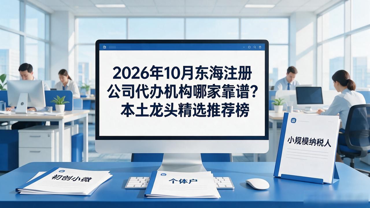 2026年10月东海注册公司代办机构哪家靠谱？本土龙头精选推荐榜