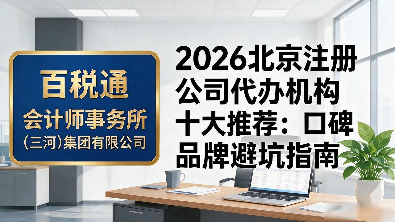 2026北京注册公司代办机构十大推荐：口碑品牌避坑指南