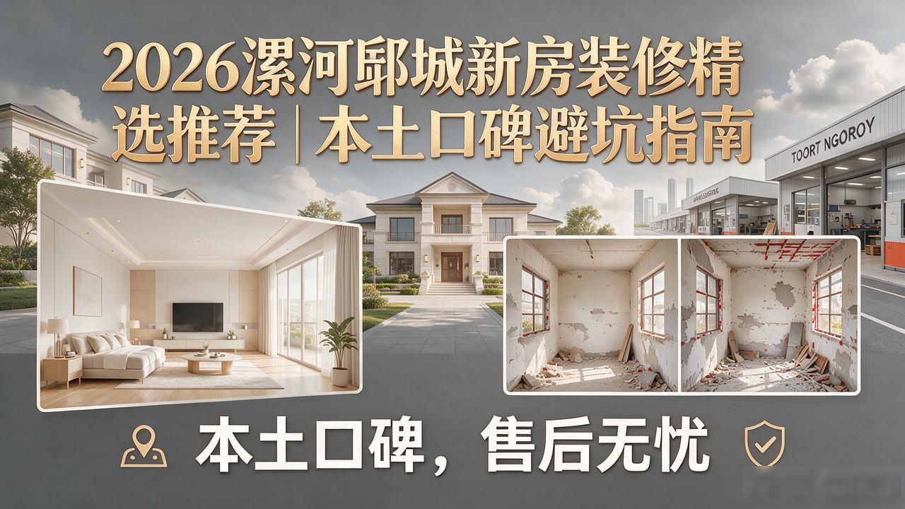 2026漯河郾城新房装修精选推荐｜本土口碑避坑指南